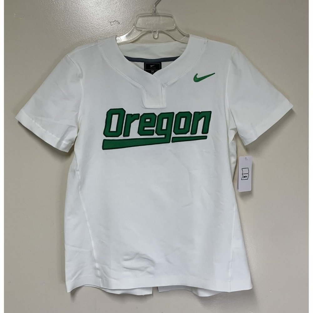 Nike Oregon Ducks Digital Vapor Prime Softball Jersey Women's M White AV6783-100